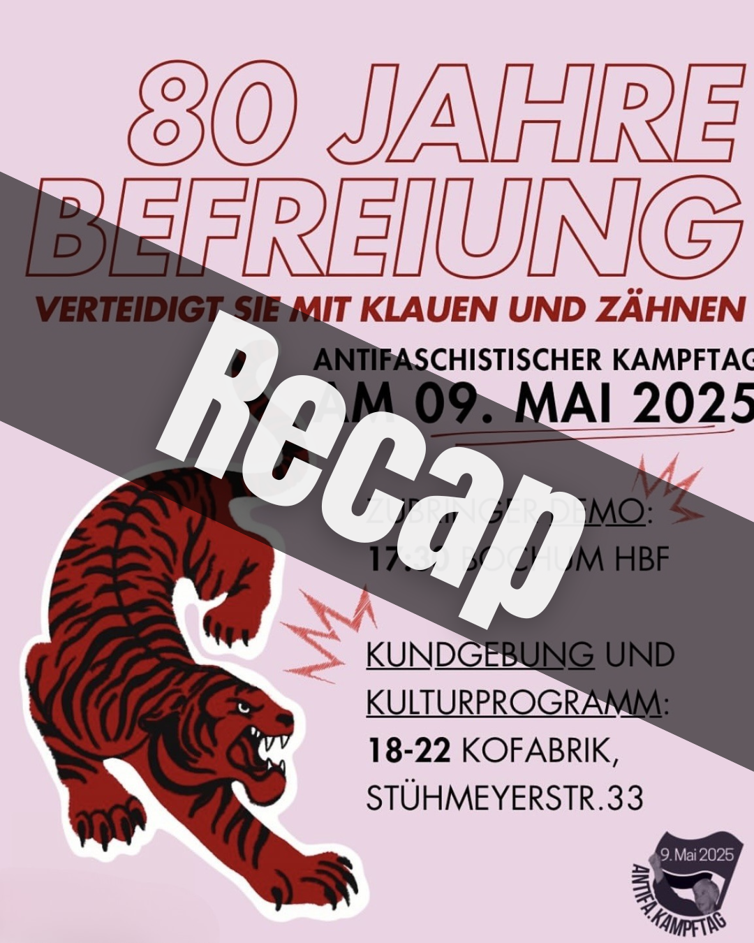 Rückblick: 80 Jahre Befreiung – Verteidigt sie mit Klauen und Zähnen!